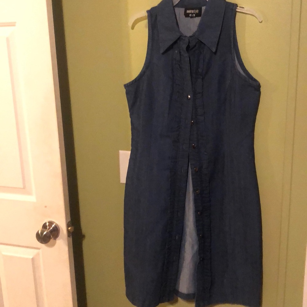 3 for $15 Sleeveless denim dress